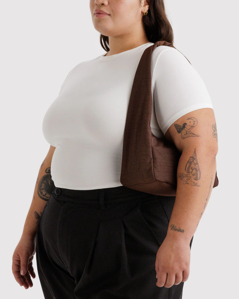 Baggu Small Nylon Meringue Bag Coffee shoulder bag