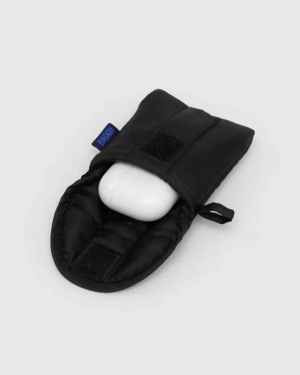 Baggu Puffy Earbuds Case Black earbuds case