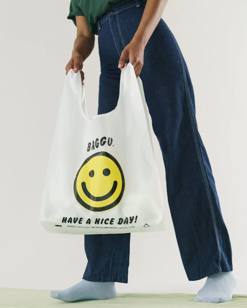 Baggu Standard Thank You Happy reusable shopping bag