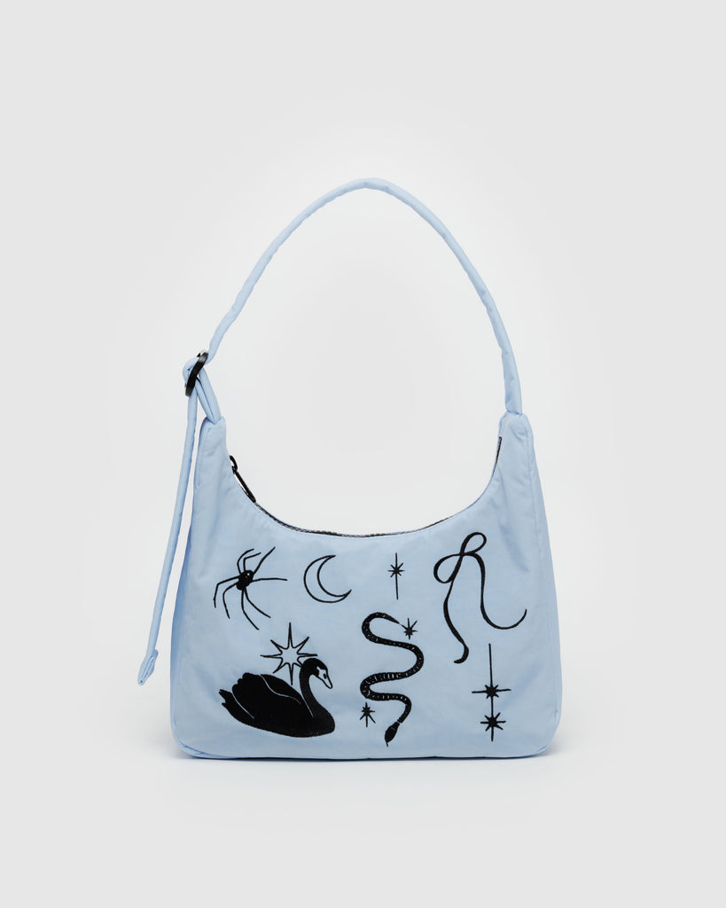 Baggu MINI Shoulder Bag Embroidered Ballet Icons
