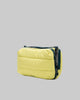 topologie Yellow travel pouch on a white background