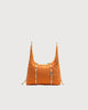 Topologie Cloud Hobo Small Burn Orange Silky hobo bag