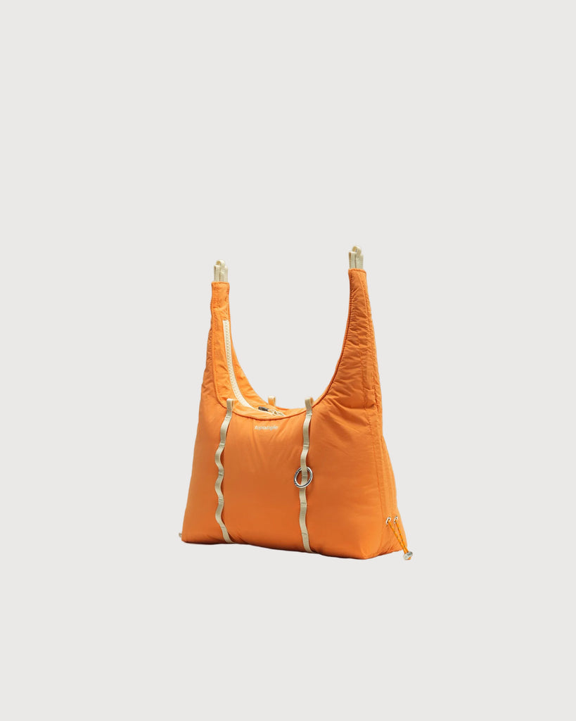 Topologie Cloud Hobo Small Burn Orange Silky hobo bag