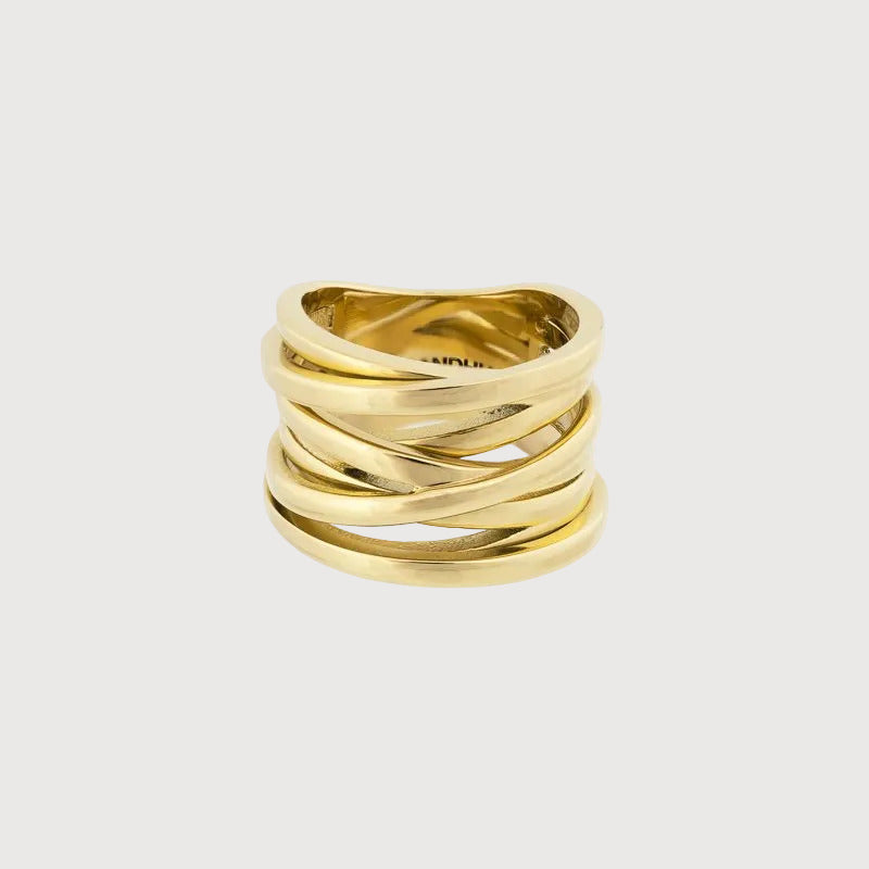Bandhu Coil Ring gold